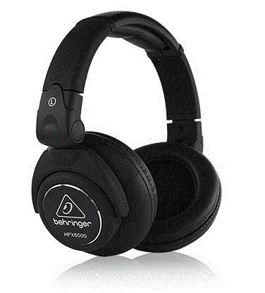 behringer HPX6000 Professional DJ Headphones FIG 1