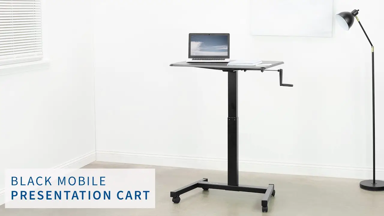 Vivo Black 32” Mobile Presentation Cart Instruction Manual