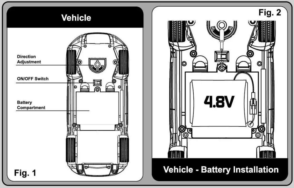 Battery and Antenna Installation
