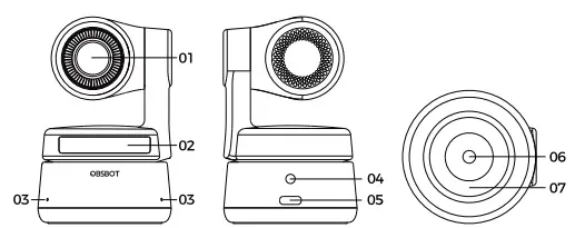 OBSBOT OWB-2105-CE Tiny 4K AI Powered PTZ 4K Webcam-fig4