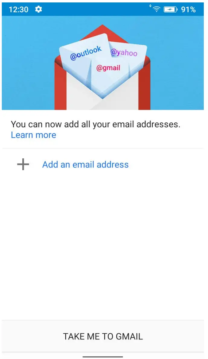 Adding Email Accounts