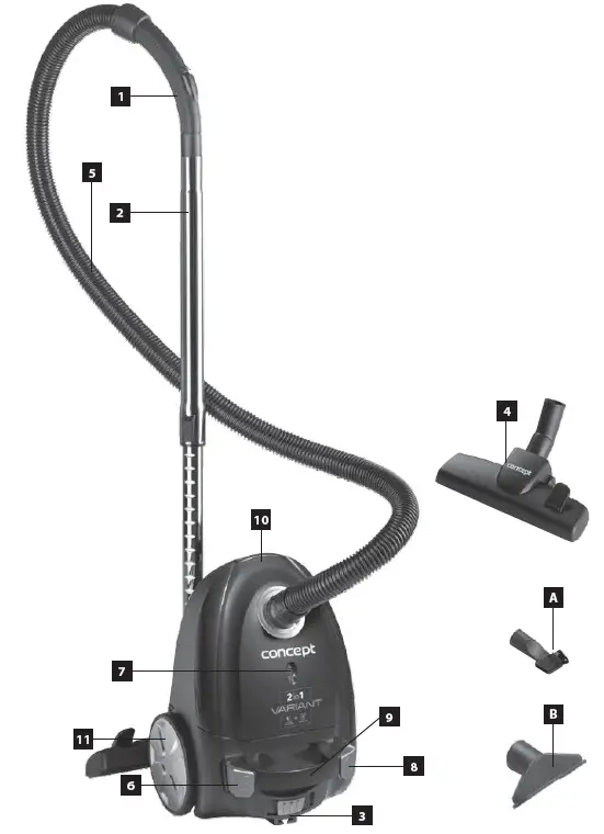 concept-VP-5100-Floor-Vacuum-Cleaner-fig1