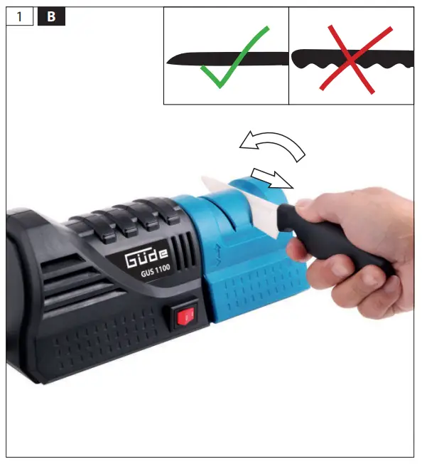 Gude GUS 1100 Universal Sander-3