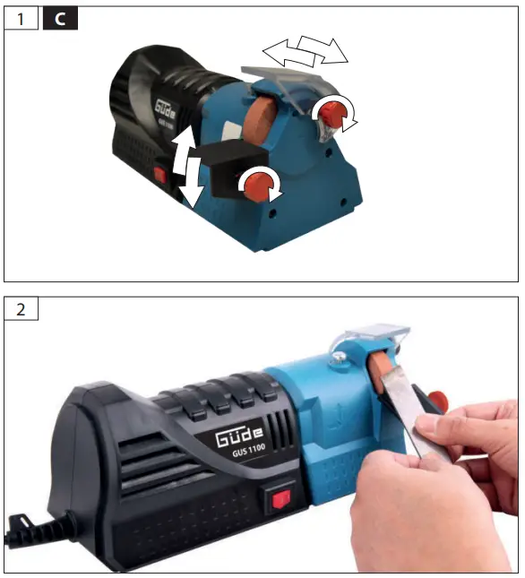 Gude GUS 1100 Universal Sander-4