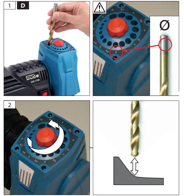 Gude GUS 1100 Universal Sander-5