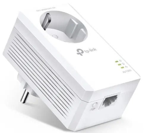 tp-link TL-PA7017P AV1000 Gigabit Passthrough Powerline Adapter