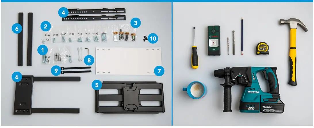bluebuilt-BBRWM4875-Swivel-Wall-Mount-Inches-1