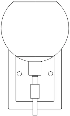 Hunter 0780095 1 Light Wall Sconce A