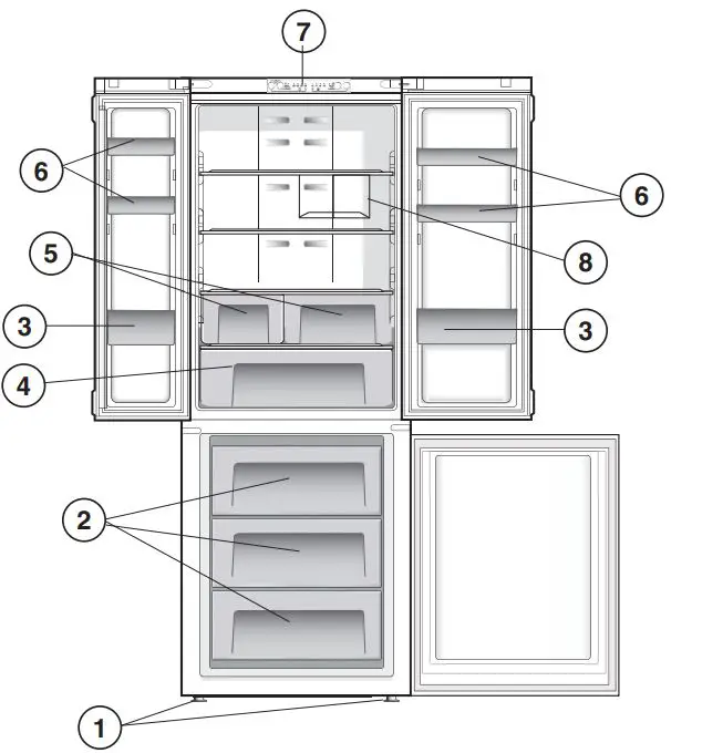 Hotpoint-FFU3DW-REFRIGERATOR-FREEZER-COMBINATION-fig-3