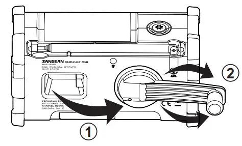 SANGEAN MMR 88DAB Survivor Dab 850mAh Rechargeable Lithium-ion Battery - Figure 2