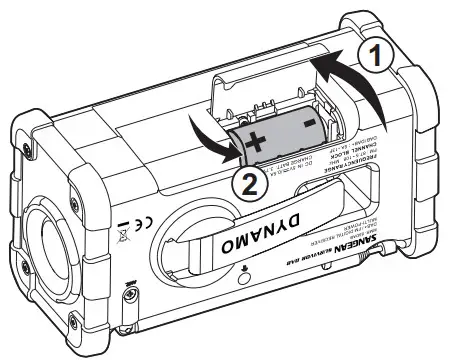 SANGEAN MMR 88DAB Survivor Dab 850mAh Rechargeable Lithium-ion Battery