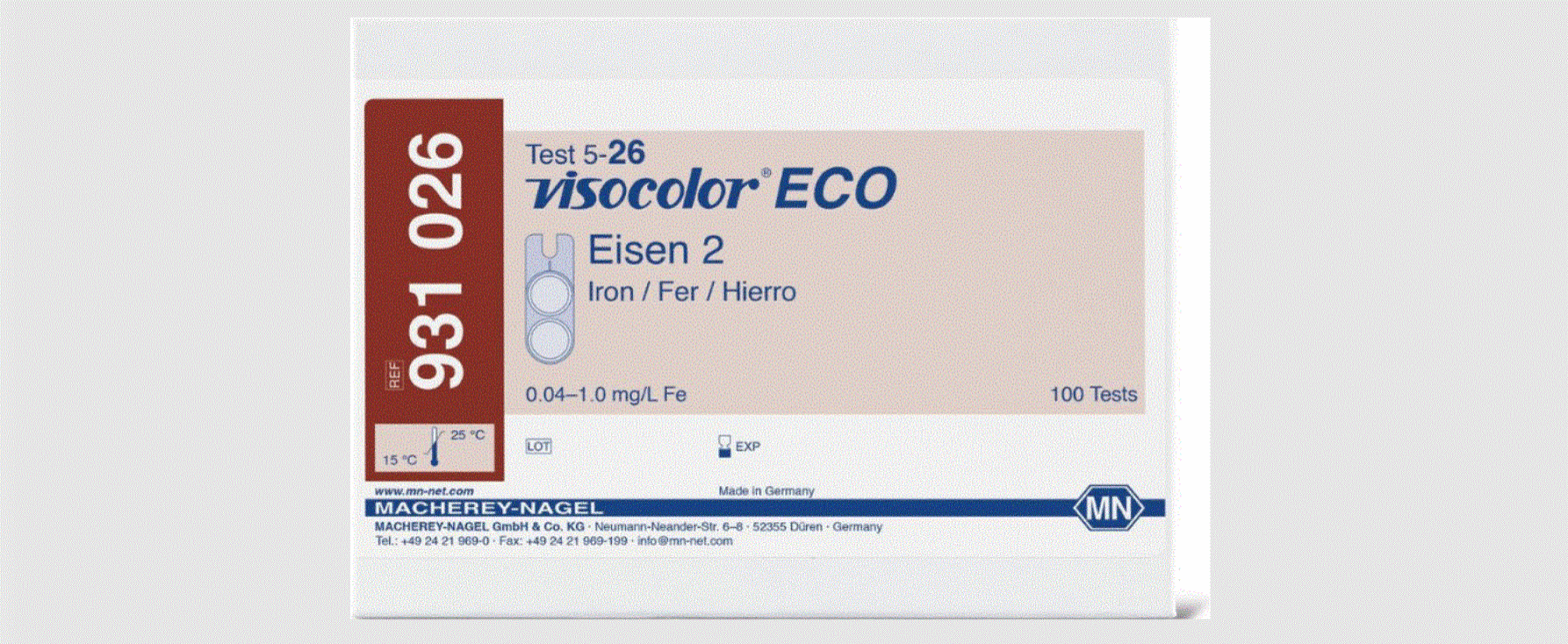 Visocolor Eco Iron One Test Kit Instruction Manual