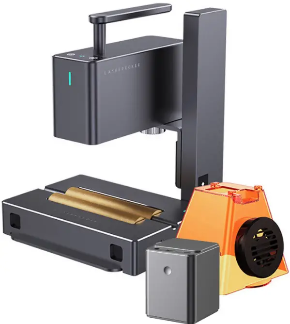 LASERPECKER 2 Deluxe Super Fast Handheld Engraver and Cutter