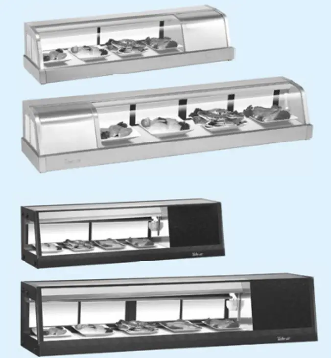 Turbo air SAK-50R-N Compressor 13 Cubic ft Curved Glass Refrigerated - fig 2