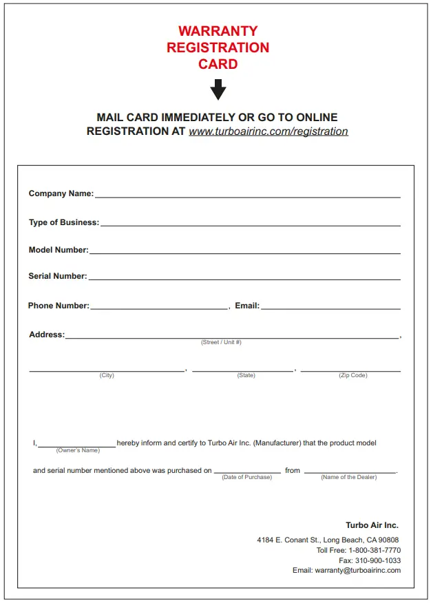 Turbo air SAK-50R-N Compressor 13 Cubic ft Curved Glass Refrigerated - fig