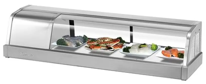 Turbo air SAK-50R-N Compressor 13 Cubic ft Curved Glass Refrigerated