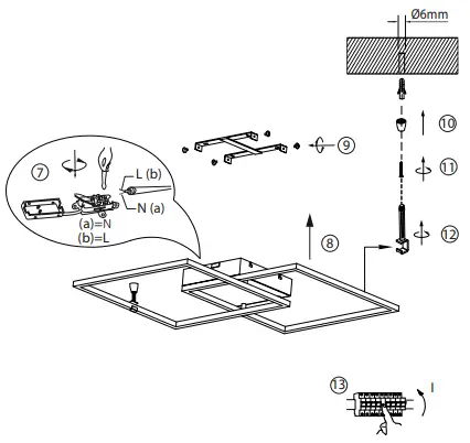 Paul Neuhaus 6430 Q-Inigo LED Ceiling Light-fig5