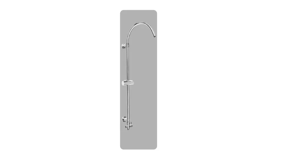 Cornat Tecbw3410 Round Vario Height-adjustable Shower Tube Round Shape With Switch And Shower Holder Instruction Manual