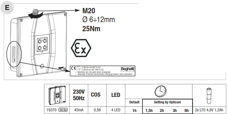 Beghelli Pluraluce Extreme Extreme LED Emergency - 8
