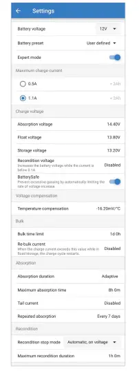 victron energy 100-240VAC Blue Smart IP65 Charger - Fig45