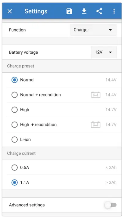victron energy 100-240VAC Blue Smart IP65 Charger - Fig8