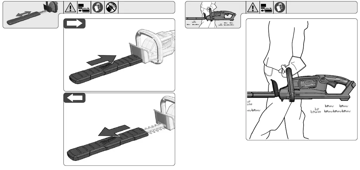 milwaukee M18 FHT45 Cordless Hedge Trimmer 4