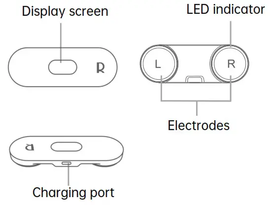 LiVENPaCE HHM3 Personal ECG Monitor - Guide to Parts