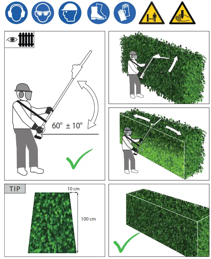 Gude HST 18-0 Battery Hedge Trimmer - Fig 6