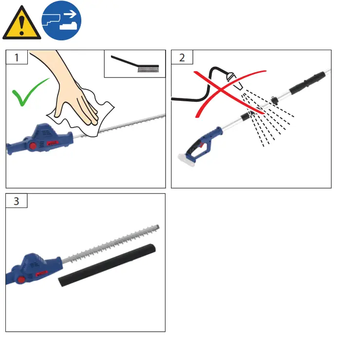 Gude HST 18-0 Battery Hedge Trimmer - Fig 7