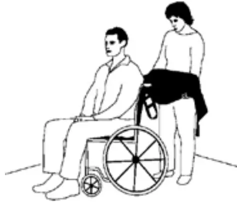 HUMAN CARE NSB 500 Back Belt Sling - Fig 1