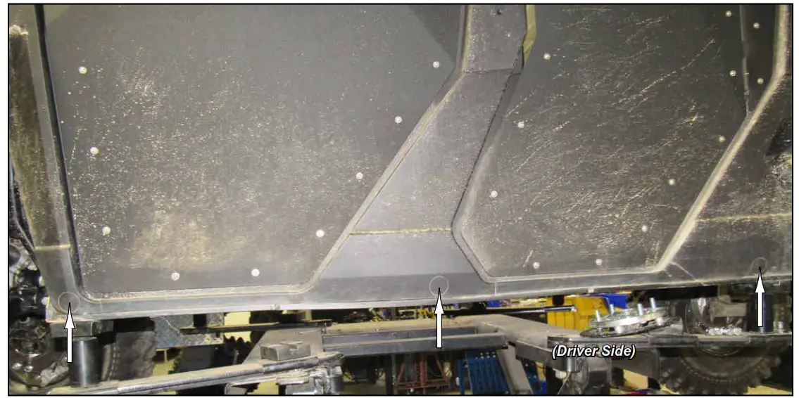 SUPERATV NB-P-RAN1K4-00 Polaris Ranger Heavy-Duty Nerf Bars - 1