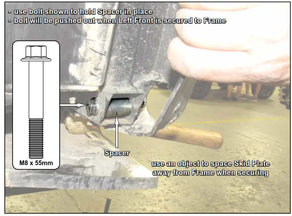 SUPERATV NB-P-RAN1K4-00 Polaris Ranger Heavy-Duty Nerf Bars - 3