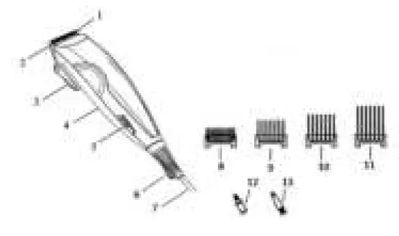 BRAYER-BR3432-Hair-Clipper-fig-1