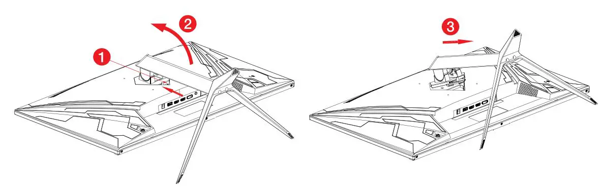 Pixio PX273 Prime 27 Inch 1080p 165Hz IPS Gaming Monitor User Manual - Product Disassembly