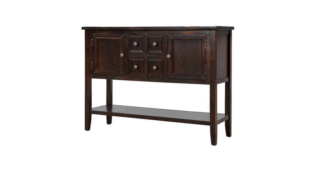 Urtr Hy01604y 57 Inch Walnut Wooden Tv Cabinet Instruction Manual