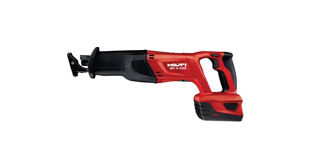 Hilti Sr 4-a22 Cordless Reciprocating Saw Instruction Manual Hilti Sr 4-a22 Cordless Reciprocating Saw Instruction Manual
