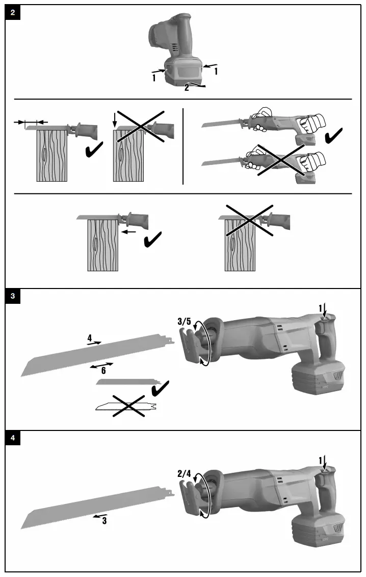 HILTI SR 4 A22 Cordless Reciprocating Saw-fig1