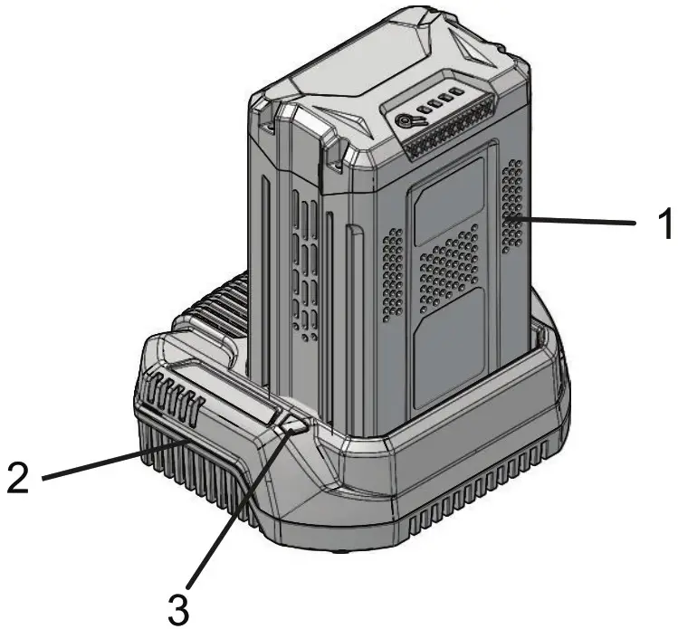 greenworks pro GCH8020 Charger - 2