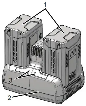 greenworks pro GCH8020 Charger - 4