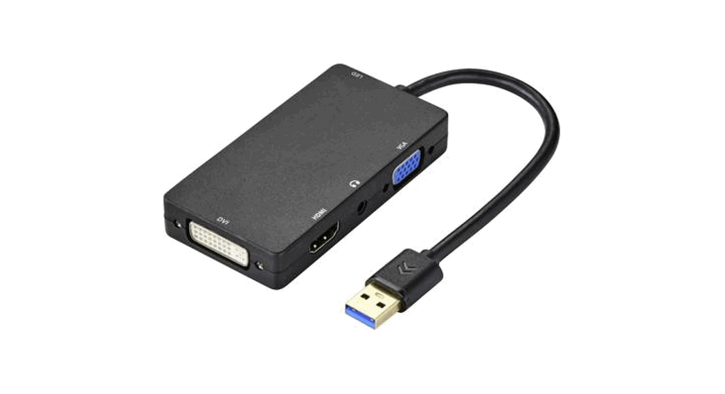 Renkforce 2377801 Rf-vda-310 Usb 3.0 To Hdmi Dvi Vga External Graphic Card Instruction Manual