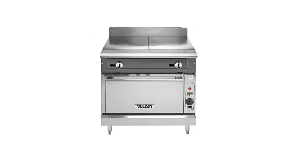 Vulcan V236hc 2-burner Full Hot Top Heavy-duty Stainless Steel Range User Manual