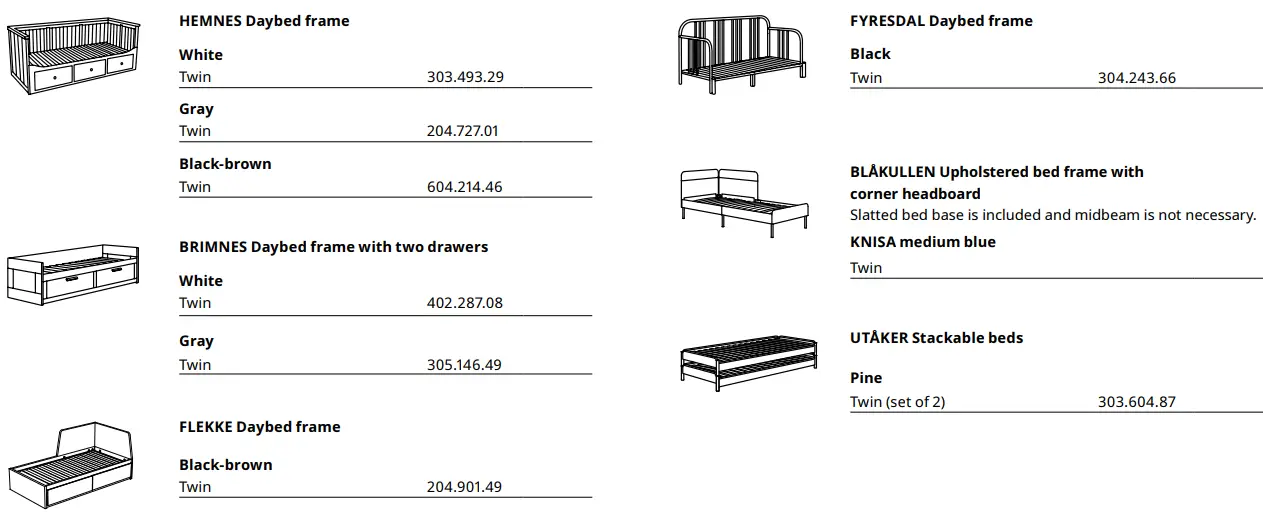 IKEA HEMNES Bed Frames-fig11