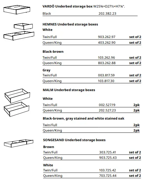 IKEA HEMNES Bed Frames-fig15