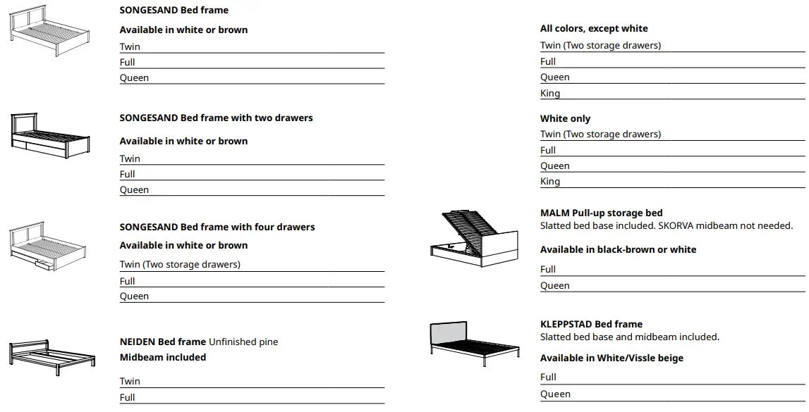 IKEA HEMNES Bed Frames-fig4