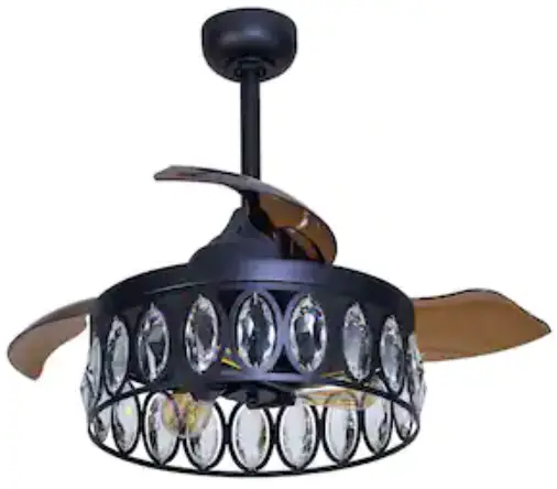 Breezary 24004-BK 36 Inch Ceiling Fan