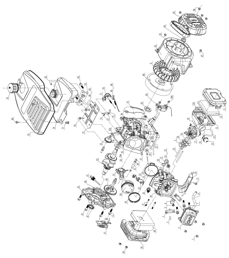 POWERSMART DB2321PH 21 Inch 3 in 1 Gas Push Lawn Mower - fig 10