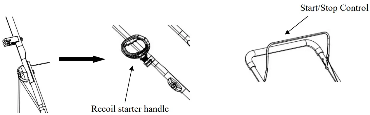 POWERSMART DB2321PH 21 Inch 3 in 1 Gas Push Lawn Mower - fig 3