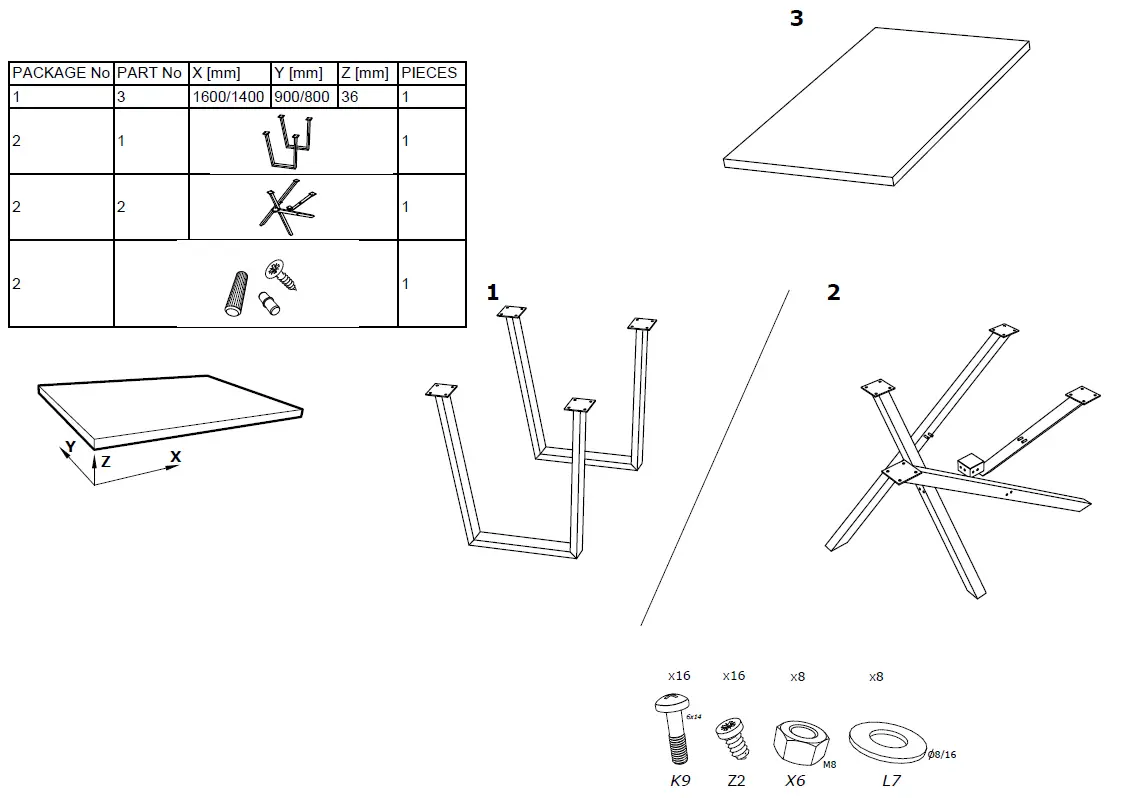 HYPE Chairs Pablo TR-X Dining Table 2