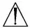 RR Ultrasonic Oxygen Indicator User Manual - Warning or Caution icon