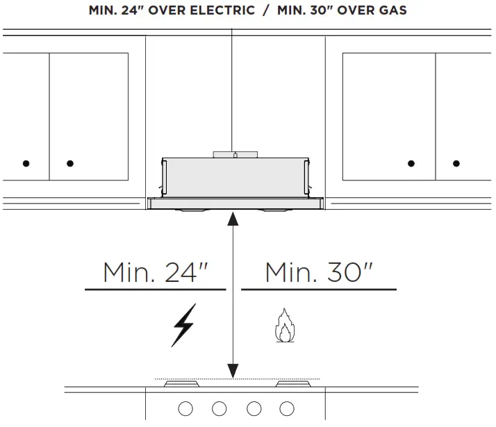 FABER FLEX24SS300 24 Inch Stainless Flexa Slide Out Hood - Figure 3